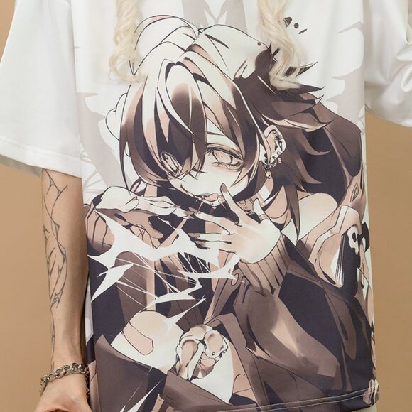 ACDC Rag x Gedraji Cryptid Corpse White Oversized Tee - Picture 5 of 6